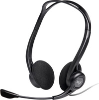 Logitech 960 USB Computer Headset - Kopfhörer - Kopfband - Anrufe/Musik - Schwarz - Binaural - 2,4 m