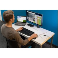 Kensington Pro Fit™ Kabellose Full-Size-Maus - Beidhändig - Optisch - RF Wireless - 1600 DPI - Schwarz