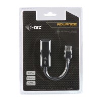 i-tec Advance USB 2.0 Fast Ethernet Adapter - Kabelgebunden - USB - Ethernet - 100 Mbit/s - Schwarz