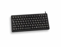 Cherry Slim Line Compact-Keyboard G84-4100 - Tastatur - Laser - 86 Tasten QWERTZ - Schwarz
