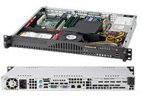 Supermicro SC512-203B - Rack - Server - Schwarz - ATX -...