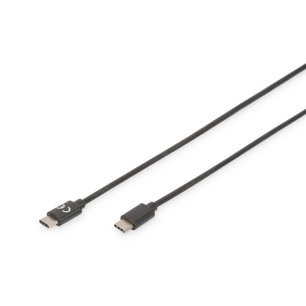 USB C Kab. C/ST<>C/ST 3M UL, High Speed, Schwarz