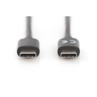 USB C Kab. C/ST<>C/ST 3M UL, High Speed, Schwarz