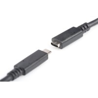 USB C KAB. C/ST<>C/BU  1,5m 3A, 480MB, Version 2.0,schwarz