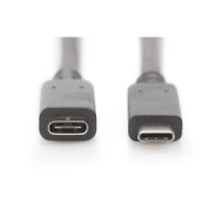 USB C KAB. C/ST<>C/BU  1,5m 3A, 480MB, Version 2.0,schwarz