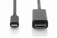 USB-C auf HDMI Kabel, 5m GEN2, 4K/60Hz, 18GB, schwarz