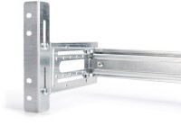 19" Hutschienenträger, 4HE inkl. Hutschiene,175x483x215mm