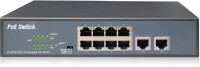 PoE Switch  8x10/100 2 Uplinks, mit VLAN Funktion