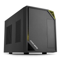 Sharkoon SHARK ZONE C10 - PC - Schwarz - Gelb - Mini-ITX - Metall - Gaming - 15 cm