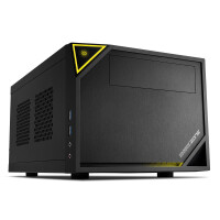 Sharkoon SHARK ZONE C10 - PC - Schwarz - Gelb - Mini-ITX...