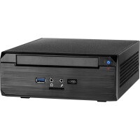 Inter-Tech MW-02 II - Mini Tower - PC - Schwarz - ITX - 4 cm - CE