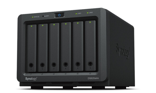 Synology DiskStation DS620SLIM - NAS - Desktop - Intel® Celeron® - J3355 - Schwarz