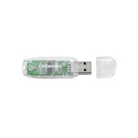Intenso Rainbow Line - 32 GB - USB Typ-A - 2.0 - 28 MB/s - Kappe - Transparent