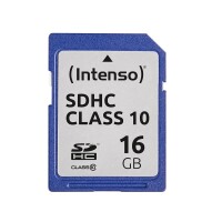Intenso SD Karte Class 10 - 16 GB - SDHC - Klasse 10 - 25...
