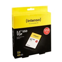 Intenso Top - 512 GB - 2.5" - 550 MB/s - 6 Gbit/s