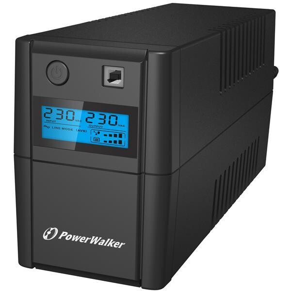 BlueWalker VI 650SE LCD/IEC - Line-Interaktiv - 650 VA - 360 W - Sine - 170 V - 280 V