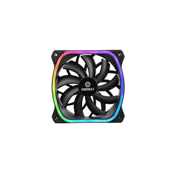 Enermax SquA RGB - Ventilator - 12 cm - 1500 RPM - 23 dB - 68,27 cfm - 115,99 m³/h