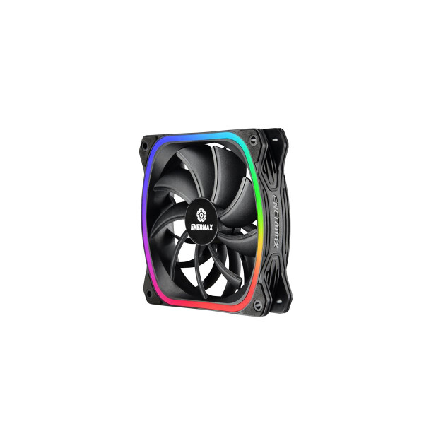 Enermax SquA RGB - Ventilator - 12 cm - 1500 RPM - 23 dB - 68,27 cfm - 115,99 m³/h