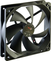 Inter-Tech F-120-S - Ventilator - 12 cm - 1200 RPM - Schwarz
