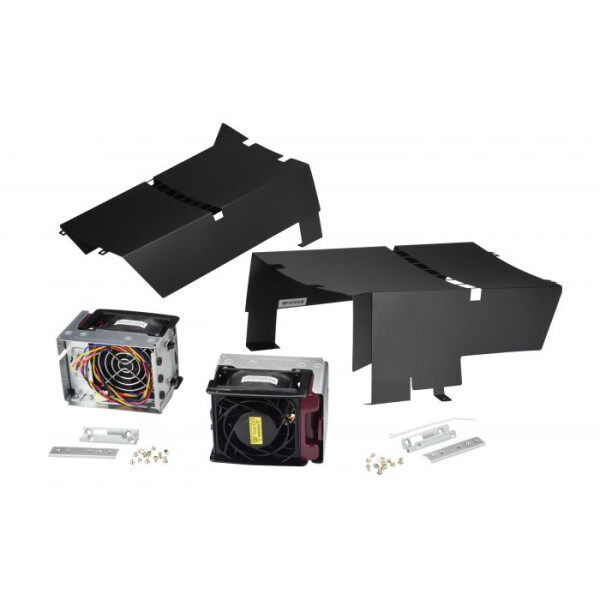 Supermicro MCP-320-74702-0N-Kit - 2 Lüfter - 116,5 cfm - REACH - Aluminium - Schwarz - Fan - Supermicro X11