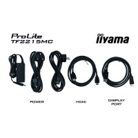 Iiyama ProLite Ein Open Frame PCAP 10 Punkt-Touchmonitor ausgestattet mit der Touch durch Glas Funktion - 54,6 cm (21.5") - 1920 x 1080 Pixel - Full HD - LED - 14 ms - Schwarz