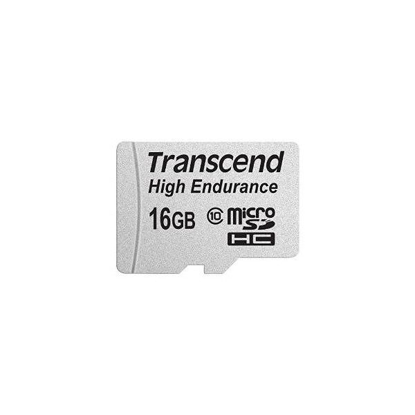 Transcend Hochbelastbare - Flash-Speicherkarte (microSDHC/SD-Adapter inbegriffen) - 16 GB