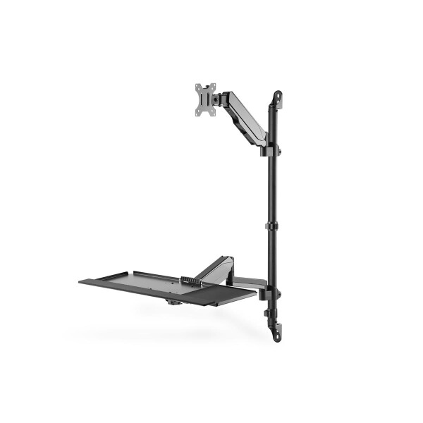 Sitz-Stand Arbeitsplatz,1-8kg für Wandmontage,Single Monitor