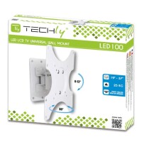 Techly Wandhalterung für LCD TV LED 19"-37" mit Neigung, weiß