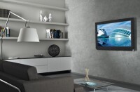 Techly Wandhalterung für LCD TV LED 23"-55" neigbar, schwarz, max. 45 kg