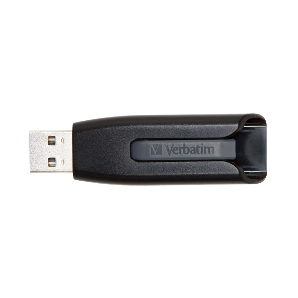 Verbatim V3 - USB 3.0-Stick 32 GB - Schwarz - 32 GB - USB Typ-A - 3.2 Gen 1 (3.1 Gen 1) - 80 MB/s - Dia - Schwarz - Grau