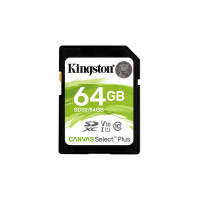 Kingston Canvas Select Plus - 64 GB - SDXC - Klasse 10 -...