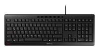Cherry STREAM KEYBOARD Kabelgebundene Tastatur - Schwarz - USB (QWERTZ - DE) - Volle Größe (100%) - Kabelgebunden - USB - Mechanischer Switch - QWERTZ - Schwarz