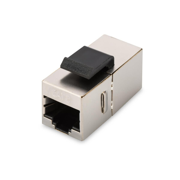 DIGITUS DN-93613-1 - CAT 6 Modular-Kupplung, geschirmt RJ45 zu RJ45, zur Panel Montage geeignet