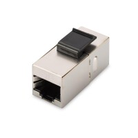 DIGITUS DN-93613-1 - CAT 6 Modular-Kupplung, geschirmt RJ45 zu RJ45, zur Panel Montage geeignet