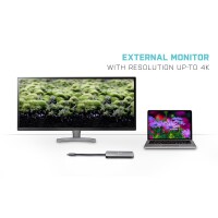i-tec Metal USB-C Nano Dock 4K HDMI + Power Delivery 100 W - Kabelgebunden - USB 3.2 Gen 1 (3.1 Gen 1) Type-C - 100 W - Silber - Türkis - MicroSD (TransFlash) - SD - 3840 x 2160 Pixel