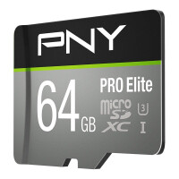 PNY PRO Elite - 64 GB - MicroSDXC - Klasse 10 - UHS-I -...