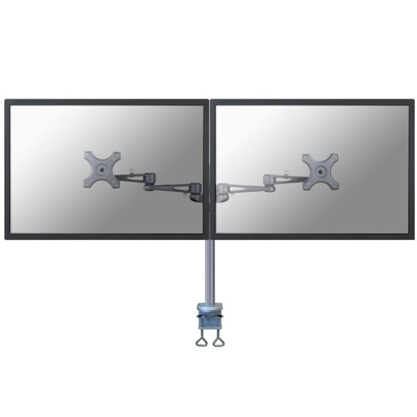 Neomounts FPMA-D935D Monitorarm 14-27" - Klemme - 35,6 cm (14") - 68,6 cm (27") - 100 x 100 mm - Höhenverstellung - Silber