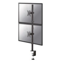Neomounts FPMA-D550DVBLACK Monitorarm 10-32" - vertikale Montage - Klemme/Durchführung - 25,4 cm (10") - 81,3 cm (32") - 100 x 100 mm - Höhenverstellung - Schwarz