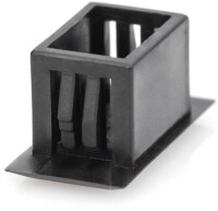 Blindstopfen für LC Duplex Kunststoff, schwarz, 100Stk.