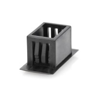 Blindstopfen für LC Duplex Kunststoff, schwarz, 100Stk.