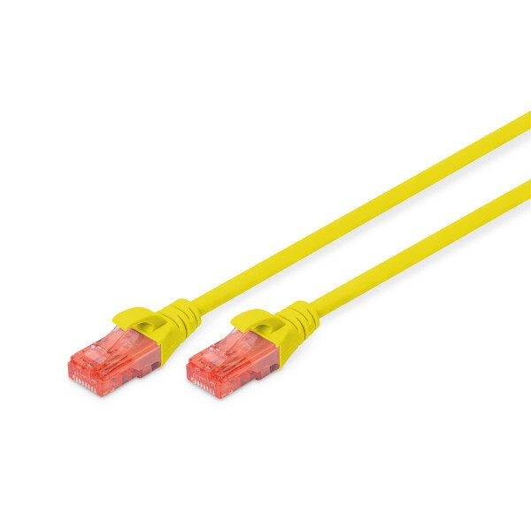 Patchk.Cat.6  1m U/UTP GELB 4x2xAWG26, PVC