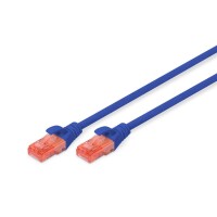 Patchk.Cat.6  3m U/UTP BLAU 4x2xAWG26, PVC