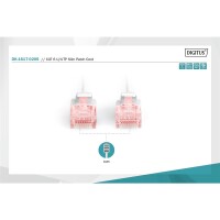 Patchk.Cat.6  2m U/UTP GRAU Slim, AWG28/7, LSZH