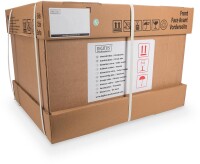 Schrank Wandmontage 12HE T600 H 643 B 600 T 600 mm RAL9005