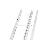 19"Vertikal Kabelmanagement Grau für 42 HE, 2er...