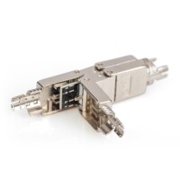 Kupplung RJ45 CAt 6A AWG 22-26,  500 MHz, Metal