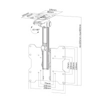 Neomounts by Newstar Flachbild Deckenhalterung - 25,4 cm...