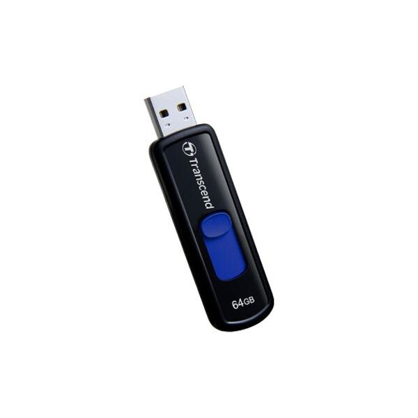 Transcend JetFlash elite JetFlash 760 - 64GB - 64 GB - USB Typ-A - 3.2 Gen 1 (3.1 Gen 1) - Dia - 12 g - Schwarz - Blau