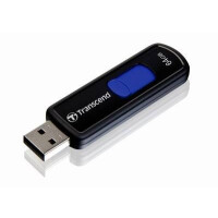 Transcend JetFlash elite JetFlash 760 - 64GB - 64 GB - USB Typ-A - 3.2 Gen 1 (3.1 Gen 1) - Dia - 12 g - Schwarz - Blau