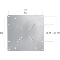 Neomounts by Newstar Vesa-Platte - 223 mm - 30 mm - 228 mm - 46 cm - 37 cm - 24,5 cm